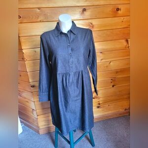 💰⏳️Nine West Light Weight Denim Dress With Pockets Size Large NWT